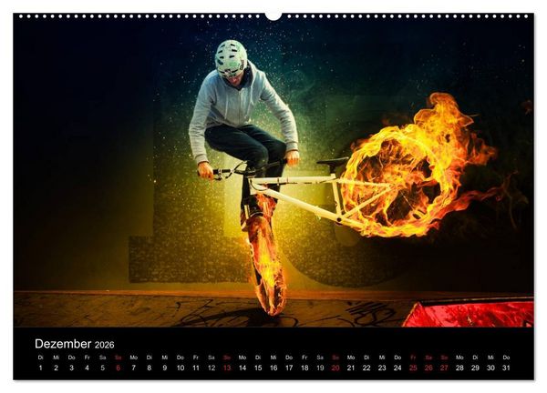 Produktbild: BMX My Life (Wandkalender 2026 DIN A2 quer), CALVENDO Monatskalender