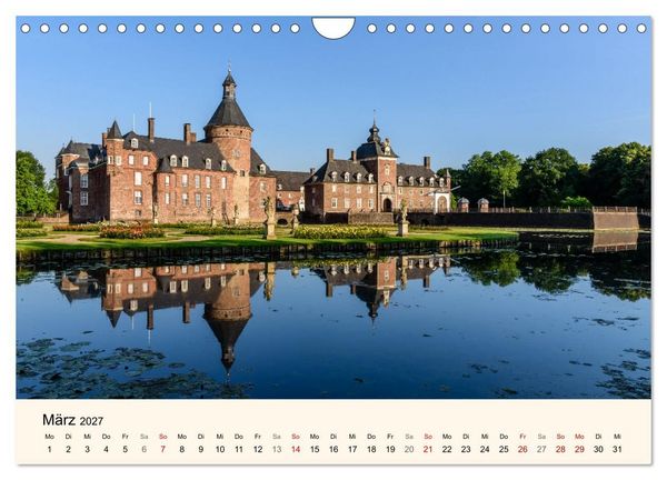 Produktbild: Schl&ouml;sser und Burgen in NRW (Wandkalender 2027 DIN A4 quer), CALVENDO Monatskalender