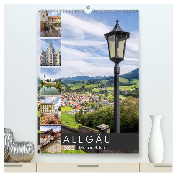 Produktbild: ALLG&Auml;U Idylle und Historie (hochwertiger Premium Wandkalender 2026 DIN A2 hoch), Kunstdruck in Hochglanz