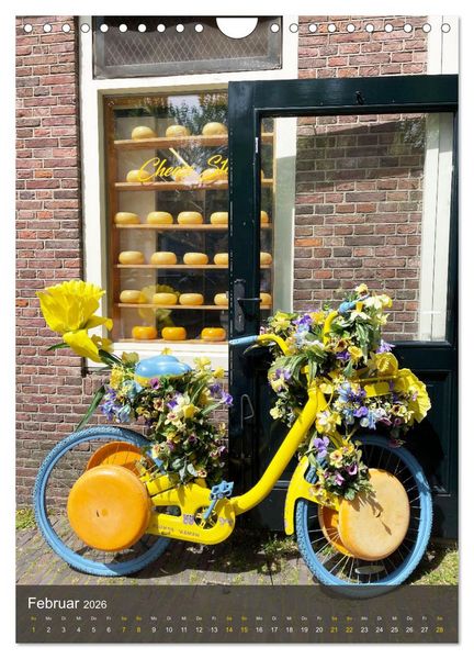 Produktbild: Sch&ouml;nes Amsterdam (Wandkalender 2026 DIN A4 hoch), CALVENDO Monatskalender