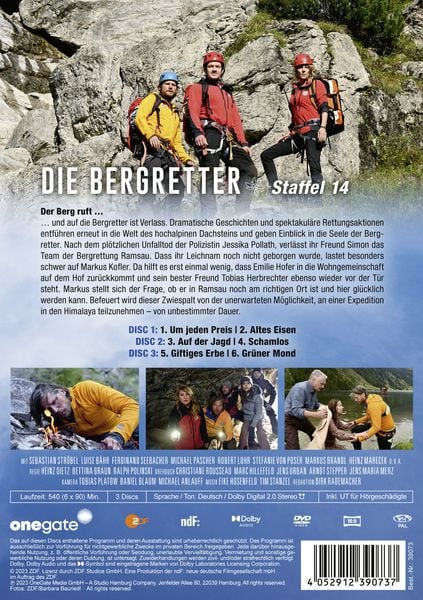 Produktbild: Die Bergretter Staffel 14 [3 DVDs]