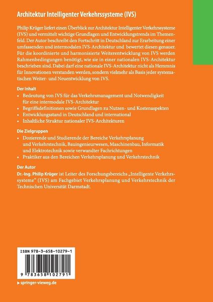 Produktbild: Architektur Intelligenter Verkehrssysteme (IVS)