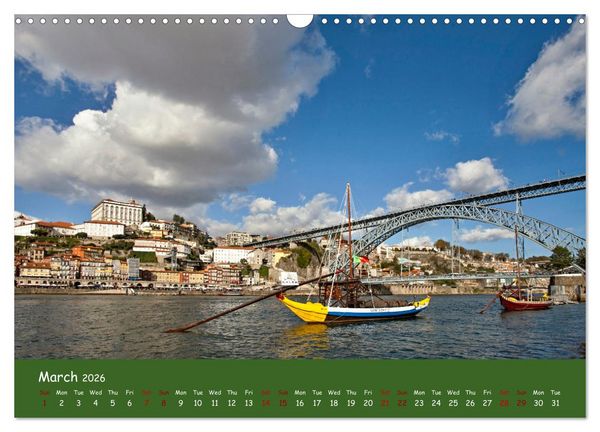 Produktbild: Colorful Porto (Wall Calendar 2026 DIN A3 landscape), CALVENDO 12 Month Wall Calendar