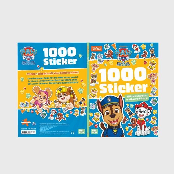 Produktbild: PAW Patrol Mitmachbuch: 1000 Sticker
