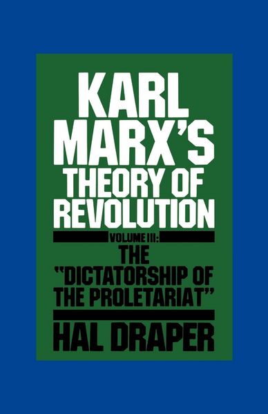 Produktbild: Karl Marx's Theory of Revolution, Volume 3