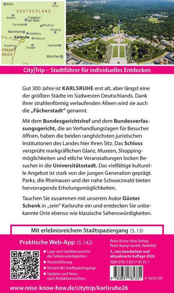 Produktbild: Reise Know-How CityTrip Karlsruhe