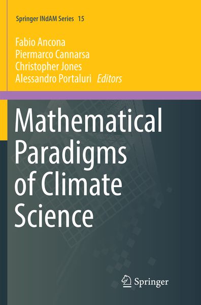 Produktbild: Mathematical Paradigms of Climate Science