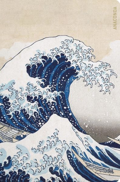 Produktbild: Notizheft Hokusai Welle