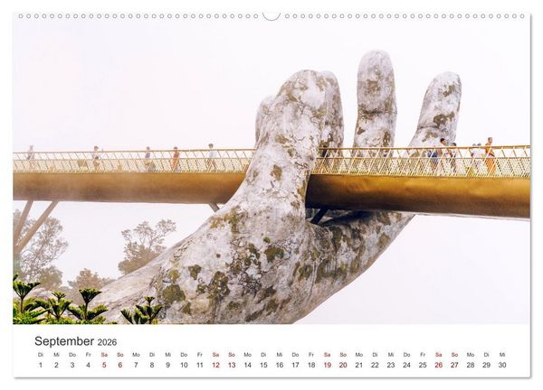 Produktbild: Vietnam - Das Land der Morgenr&ouml;te. (hochwertiger Premium Wandkalender 2026 DIN A2 quer), Kunstdruck in Hochglanz