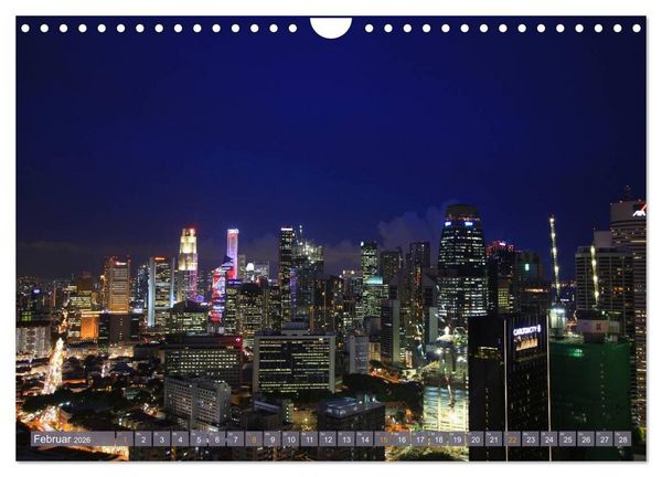 Produktbild: Singapur. Stadt der Superlative (Wandkalender 2026 DIN A4 quer), CALVENDO Monatskalender