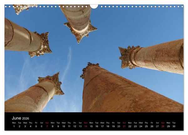Produktbild: Monuments of Jordan 2026 (Wall Calendar 2026 DIN A3 landscape), CALVENDO 12 Month Wall Calendar