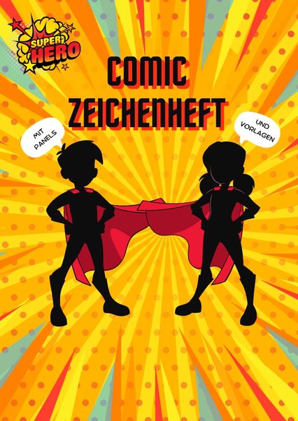 Produktbild: Comic Zeichenheft f&uuml;r Kinder