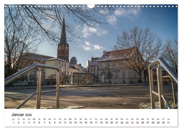 Produktbild: Buxtehude - Eine Perle in Niedersachsen (Wandkalender 2026 DIN A3 quer), CALVENDO Monatskalender