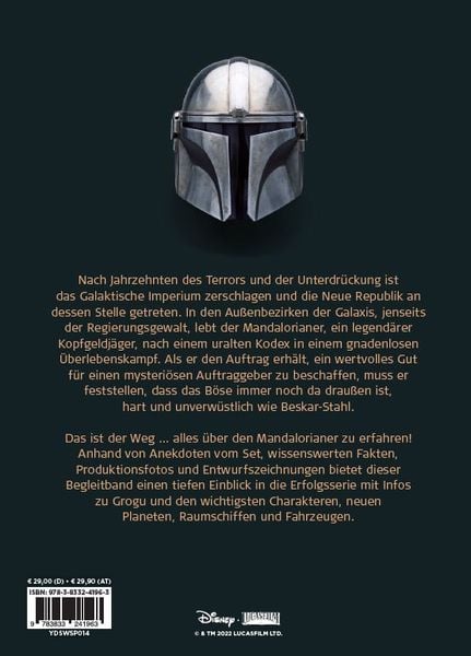 Produktbild: Star Wars: The Mandalorian - Das Buch zur Serie: Staffel Eins und Zwei