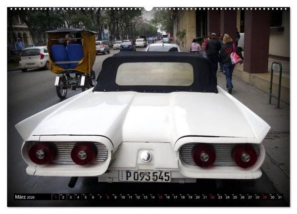Produktbild: Auto-Legenden: FORD THUNDERBIRD (hochwertiger Premium Wandkalender 2026 DIN A2 quer), Kunstdruck in Hochglanz