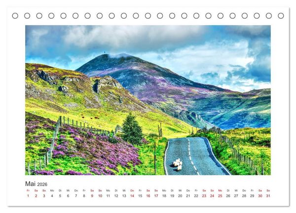 Produktbild: Schottland - Magische Landschaften der Highlands (Tischkalender 2026 DIN A5 quer), CALVENDO Monatskalender