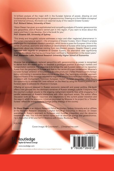 Produktbild: Russia's Geoeconomic Strategy for a Greater Eurasia