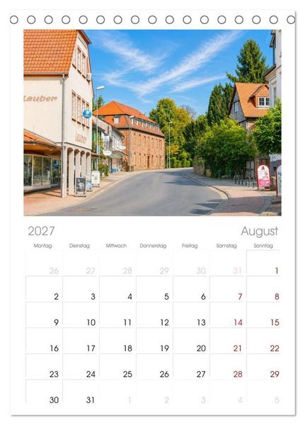 Produktbild: Tischplaner 2027 - Gelnhausen Meerholz und Hailer (A5 Tischkalender zum Aufstellen) CALVENDO
