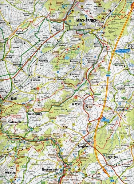 Produktbild: Nationalpark Eifel, Rureifel, Hohes Venn Wander- und Freizeitkarte
