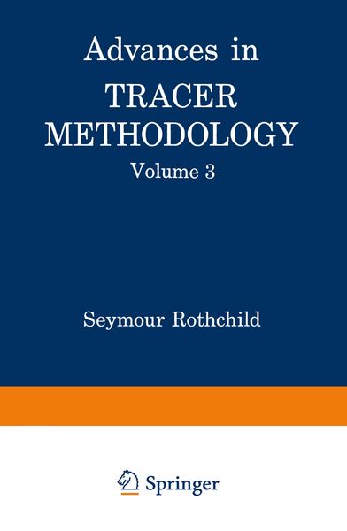 Produktbild: Advances in Tracer Methodology