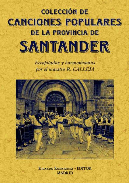 Produktbild: Colecci&oacute;n de cantos populares de la provincia de Santander