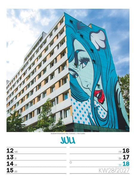 Produktbild: Street Art Wochenplaner Kalender 2027