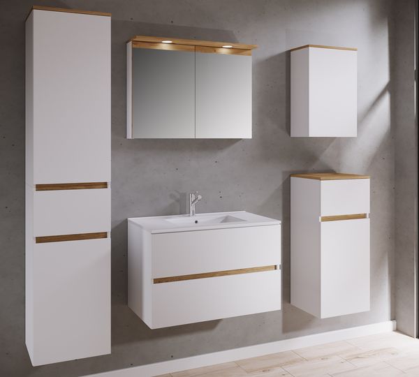 Produktbild: 2 tlg. Badm&ouml;bel-Set mit Waschbecken Cosila-I 81 cm