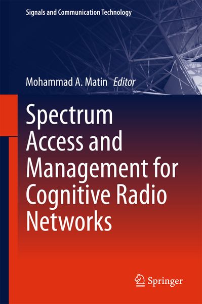 Produktbild: Spectrum Access and Management for Cognitive Radio Networks