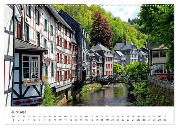 Produktbild: Die sch&ouml;nsten Orte der Eifel (hochwertiger Premium Wandkalender 2026 DIN A2 quer), Kunstdruck in Hochglanz
