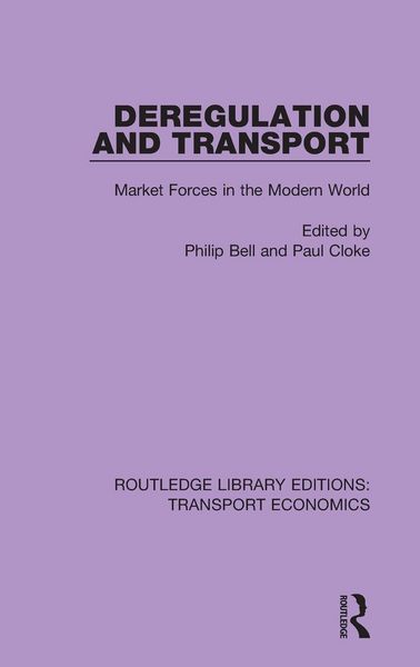 Produktbild: Deregulation and Transport