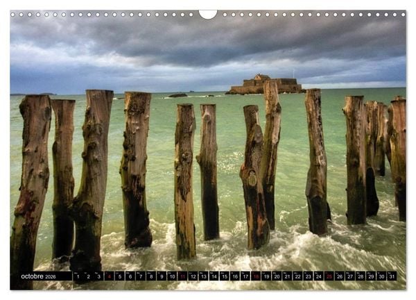 Produktbild: SAINT-MALO, C&ocirc;te d'Emeraude (Calendrier mural 2026 DIN A3 vertical), CALVENDO calendrier mensuel