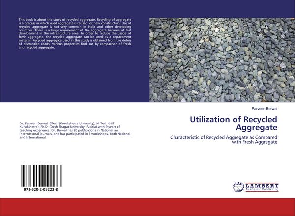 Produktbild: Utilization of Recycled Aggregate