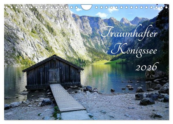 Traumhafter Königssee (Wandkalender 2026 DIN A4 quer), CALVENDO Monatskalender