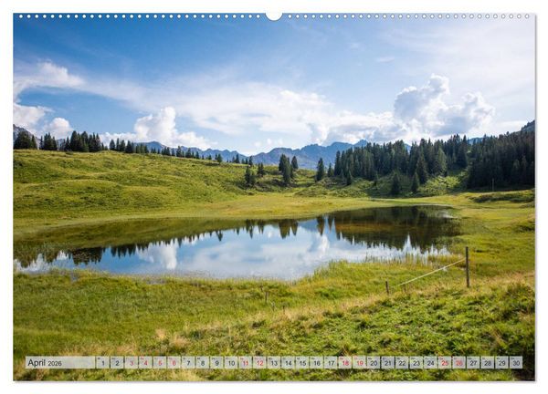 Produktbild: Arosa - Atemberaubende Bergkulissen (Wandkalender 2026 DIN A2 quer), CALVENDO Monatskalender