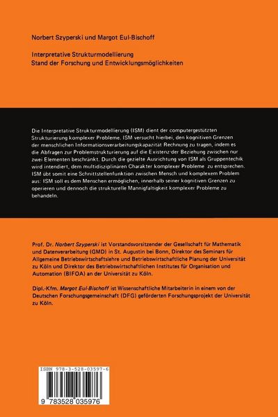 Produktbild: Interpretative Strukturmodellierung (ISM)