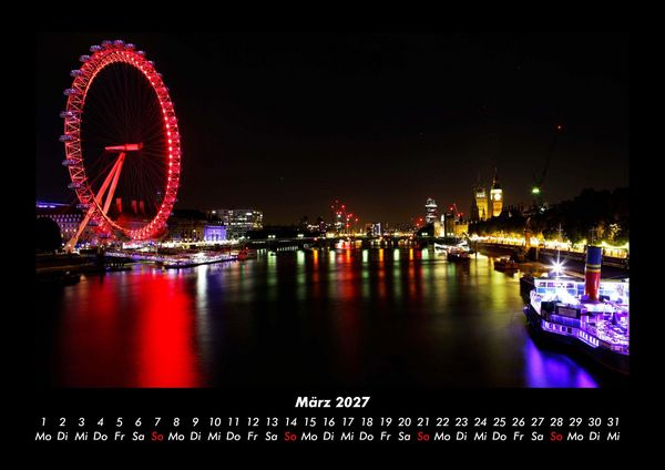 Produktbild: London 2027 Fotokalender DIN A3