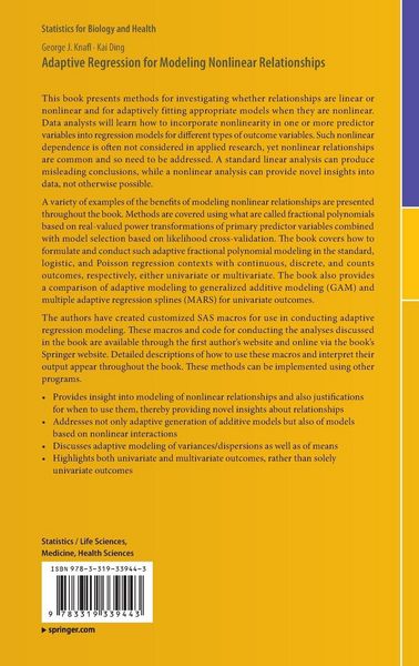 Produktbild: Adaptive Regression for Modeling Nonlinear Relationships