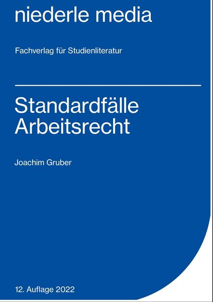 Produktbild: Standardf&auml;lle Arbeitsrecht - 2022
