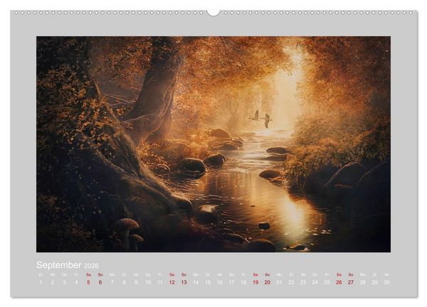 Produktbild: Wald der M&auml;rchen (hochwertiger Premium Wandkalender 2026 DIN A2 quer), Kunstdruck in Hochglanz