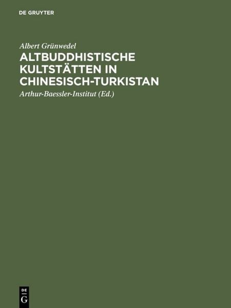 Produktbild: Altbuddhistische Kultst&auml;tten in Chinesisch-Turkistan