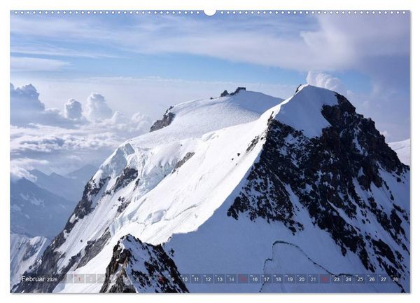 Produktbild: Monte Rosa (hochwertiger Premium Wandkalender 2026 DIN A2 quer), Kunstdruck in Hochglanz