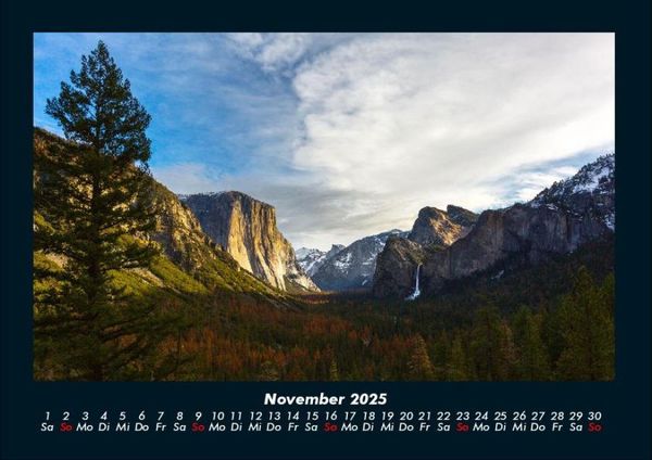 Produktbild: Landschaftskalender 2025 Fotokalender DIN A4