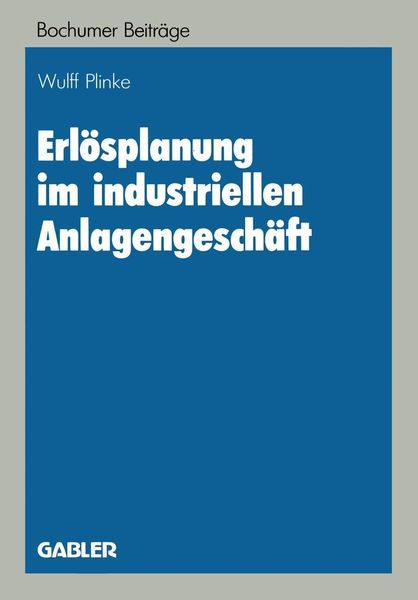 Produktbild: Erl&ouml;splanung im industriellen Anlagengesch&auml;ft