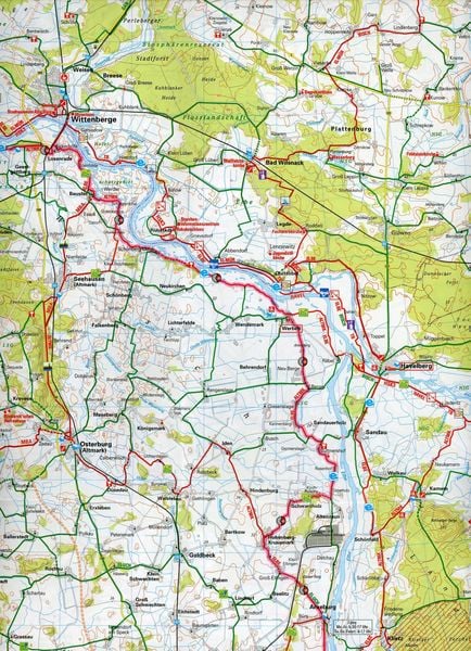 Produktbild: ADFC-Radtourenkarte 8 Havelland Magdeburger B&ouml;rde 1:150.000, rei&szlig;- und wetterfest, E-Bike geeignet, GPS-Tracks Download