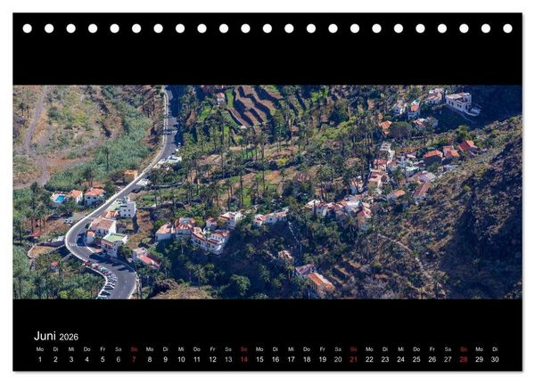 Produktbild: La Gomera - Kanarisches Naturparadies (Tischkalender 2026 DIN A5 quer), CALVENDO Monatskalender