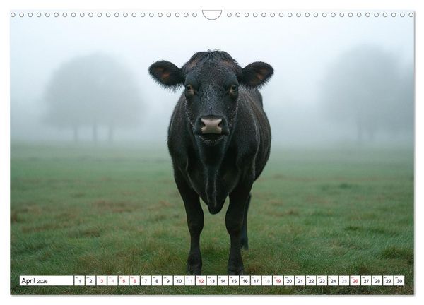 Produktbild: K&Uuml;HE AUF DER ALM &ndash; Der Kalender aus Bayern (Wandkalender 2026 DIN A3 quer), CALVENDO Monatskalender