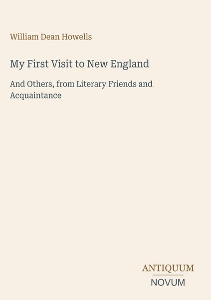 Produktbild: My First Visit to New England