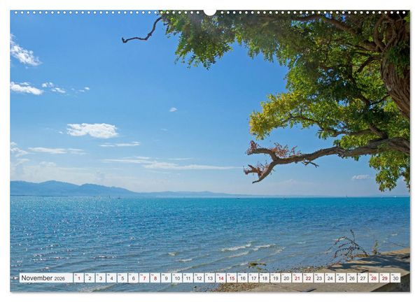 Produktbild: Bodensee - Traumlandschaften am Wasser (hochwertiger Premium Wandkalender 2026 DIN A2 quer), Kunstdruck in Hochglanz