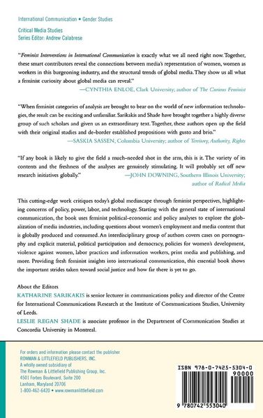 Produktbild: Feminist Interventions in International Communication