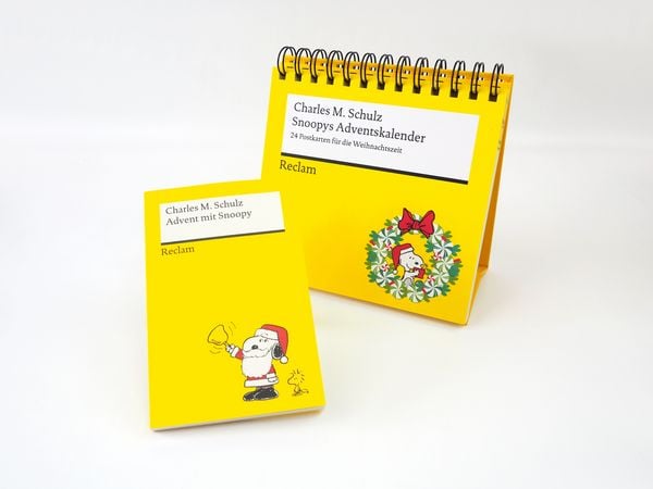 Produktbild: Snoopys Adventskalender. 24 Postkarten f&uuml;r die Weihnachtszeit (Advents-Postkartenaufsteller)